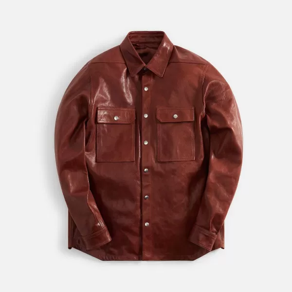 Ss24 Lido Outershirt- Henna | Rick Owens New