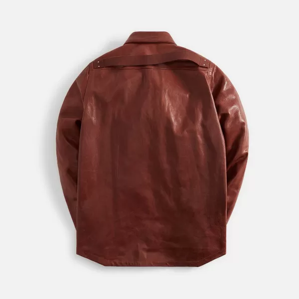 Ss24 Lido Outershirt- Henna | Rick Owens New