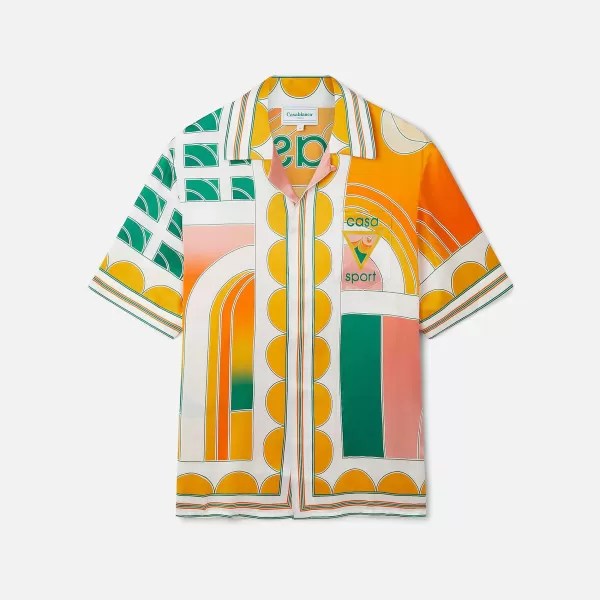 Summer Court Unisex Cuban Collar Shirt | Casablanca Cheap