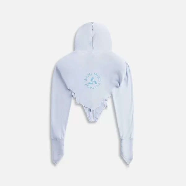 V Cut Zip Up Hoodie | Sami Miro Vintage Store