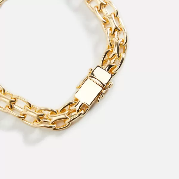 Vintage Bracelet 925 Sterling Silver / 9K 7.0 | Tom Wood Shop