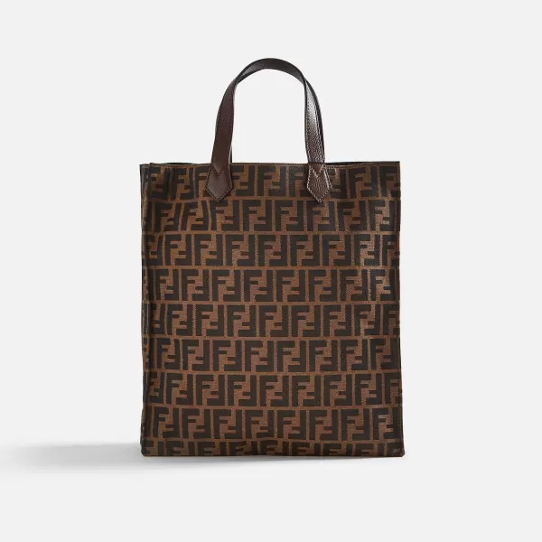 Wgaca Fendi Zucca Vertical Tote | What Goes Around Comes Around Online