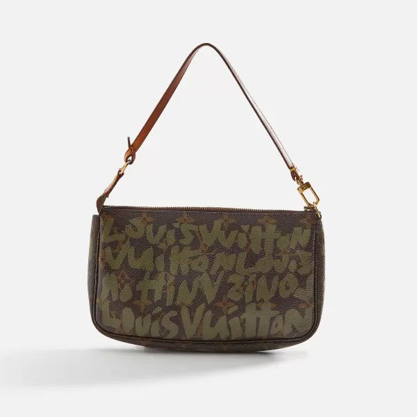 Wgaca Louis Vuitton Sprouse Pochette | What Goes Around Comes Around Cheap