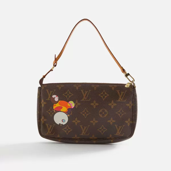 Wgaca Louis Vuitton X Takashi Murakami Panda Pochette | What Goes Around Comes Around Sale