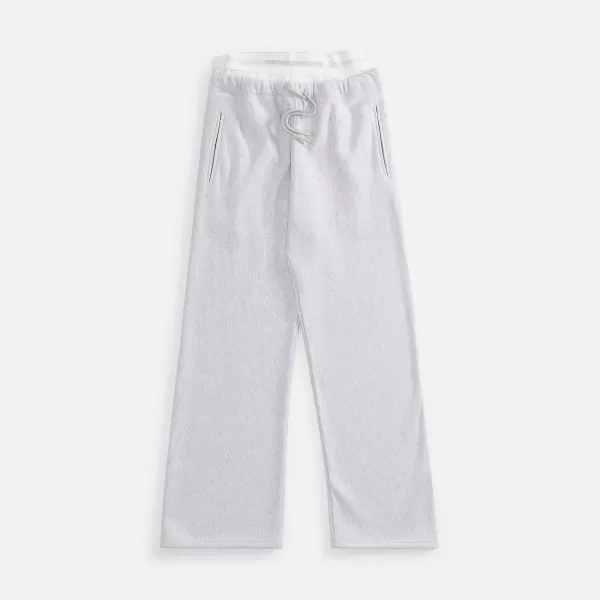 Wid Leg Sweatpant With Logo Elasitic Brief | T by Alexander Wang Store