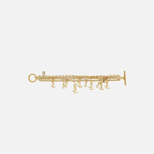 Ysl Charm Braclet | Saint Laurent Discount